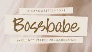 Bossbaby Font › Fontesk