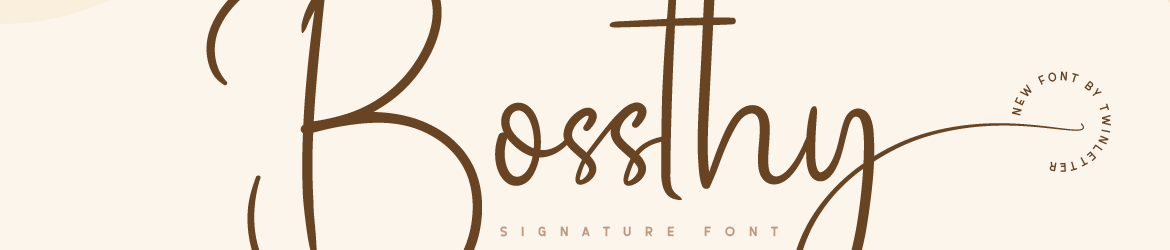 Bossthy Font