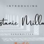 Bostanic Millague Font › Fontesk - Fonte Grátis Bostanic Millague Font › Fontesk