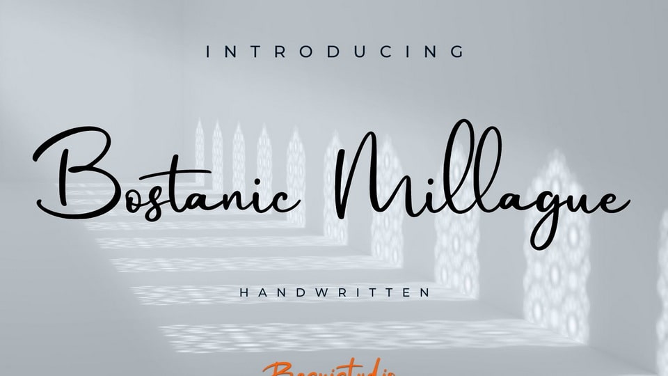 Bostanic Millague Font › Fontesk