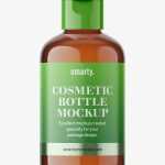 Boston bottle mockup - 100 ml / amber