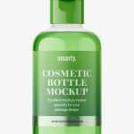 Boston bottle mockup - 100 ml / transparent
