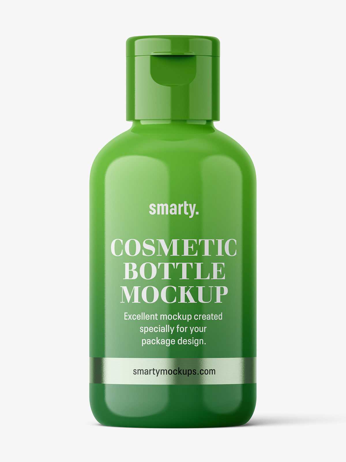 Boston bottle mockup - 50 ml / glossy