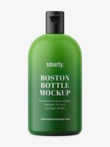 Boston bottle mockup / matt