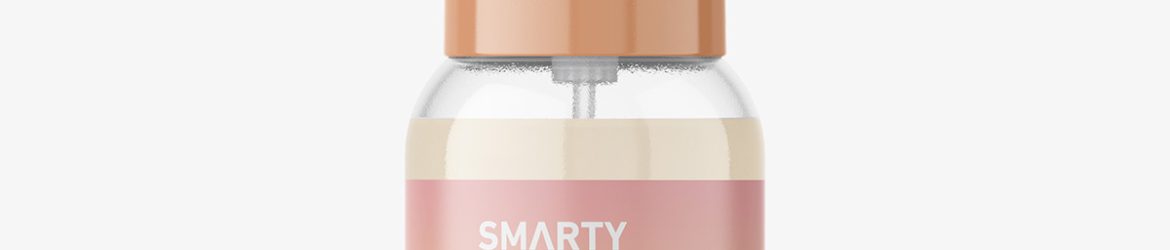 Boston bottle with treatment pump / cream