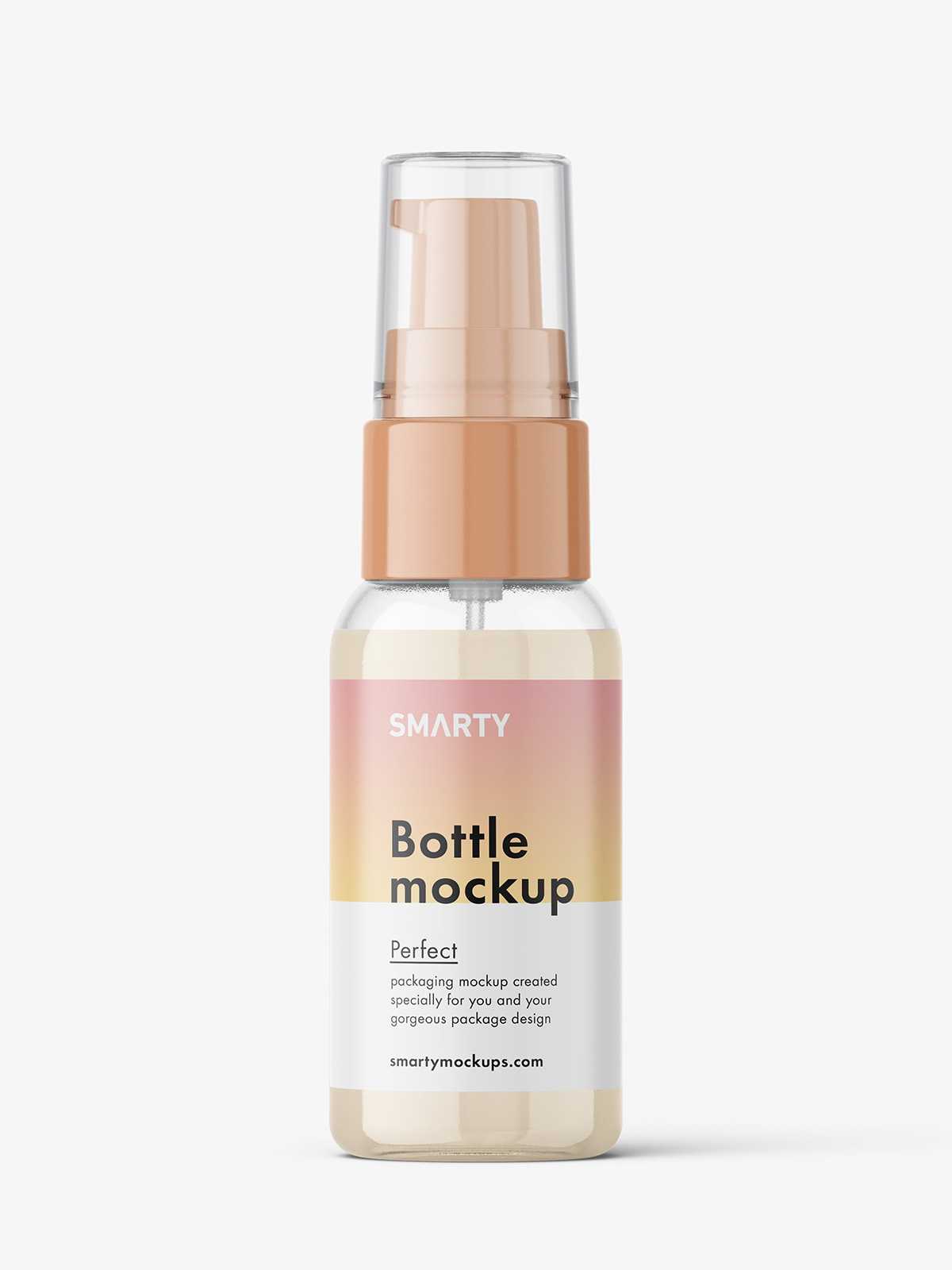Boston bottle with treatment pump / cream