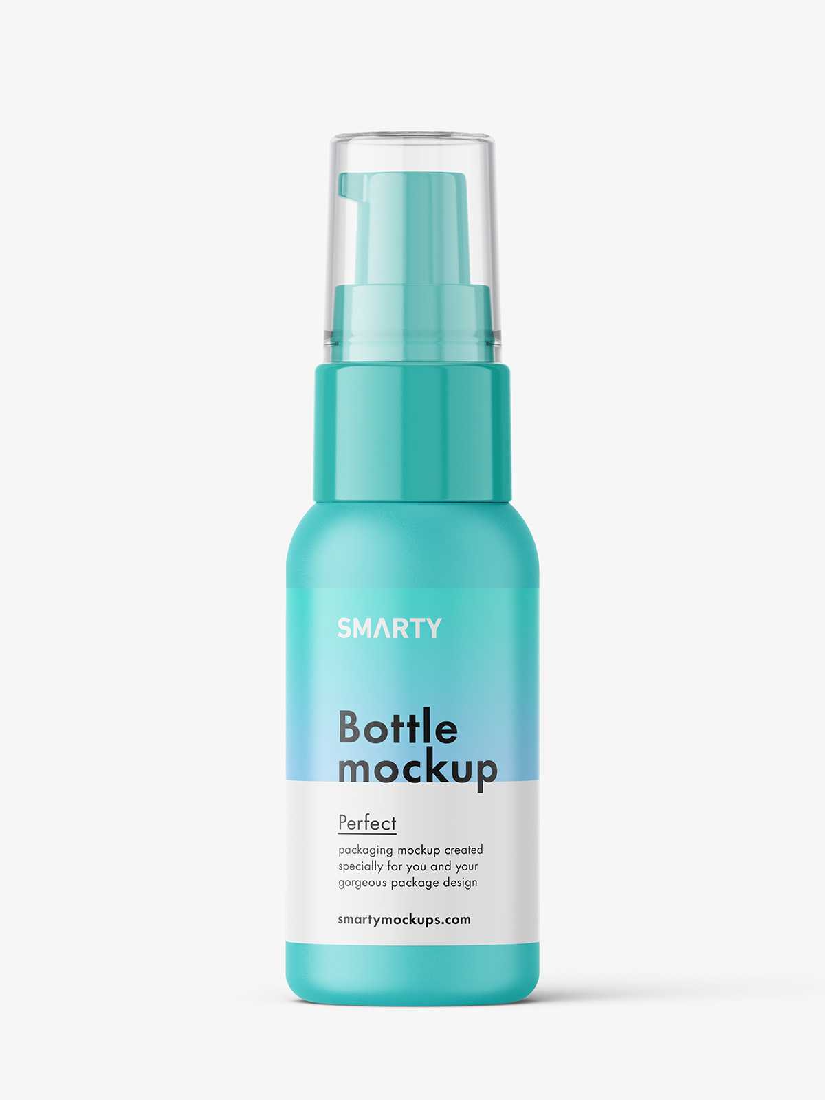 Boston bottle with treatment pump / matt