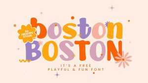 Boston Font › Fontesk