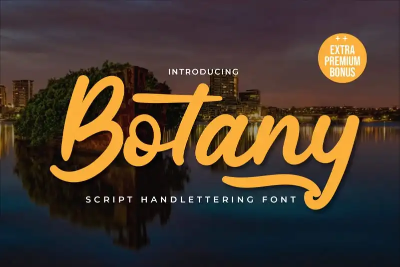 Botany Script Font