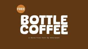 Bottle Coffee Font › Fontesk