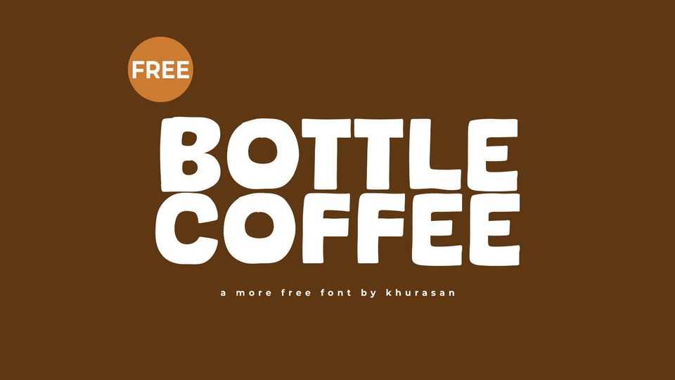 Bottle Coffee Font › Fontesk