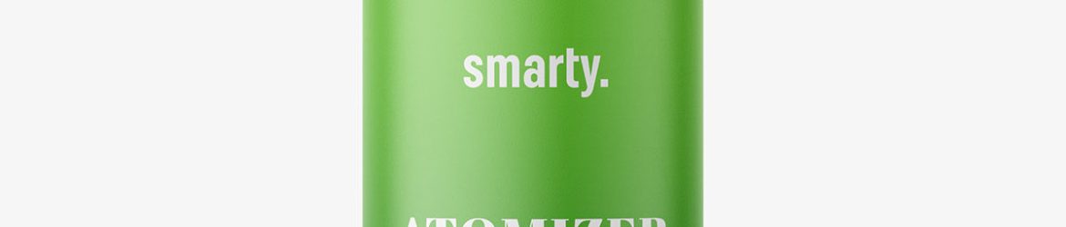 Bottle with atomizer mockup / matte Bottle with atomizer mockup / matte