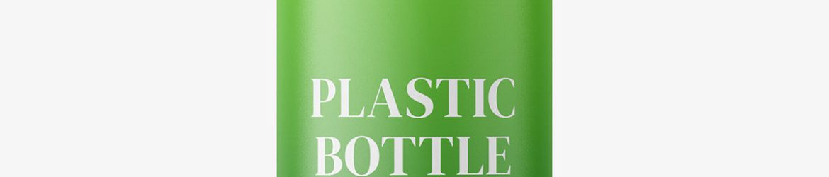 Bottle with disctop mockup / matt