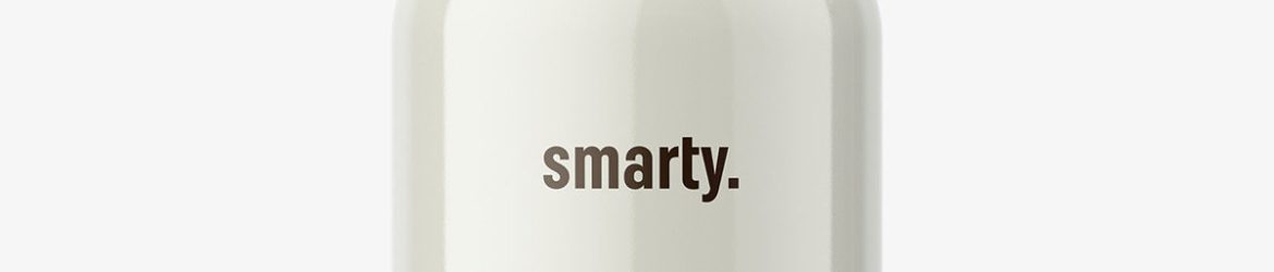 Bottle with elegant pump mockup / with cream