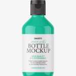 Bottle with flip top lid / glossy