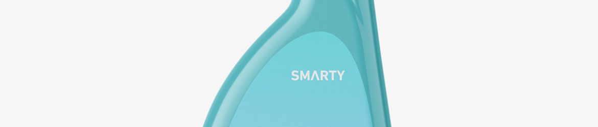 Bottle with trigger spray mockup