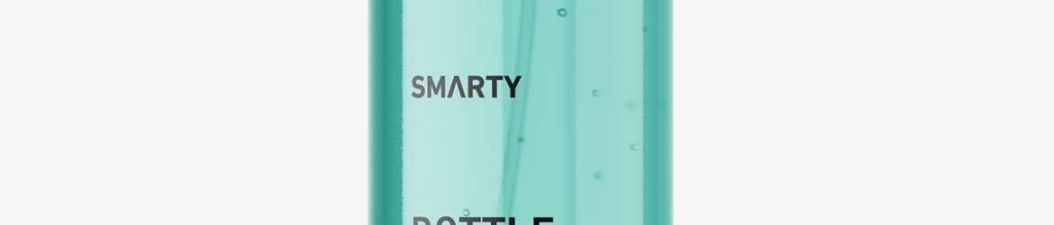 Bottle with trigger spray mockup / clear