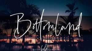 Bottomland Font › Fontesk