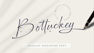 Bottuckey Font › Fontesk