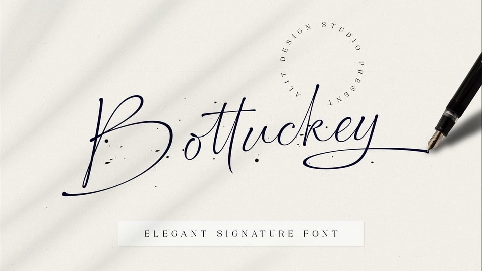 Bottuckey Font › Fontesk