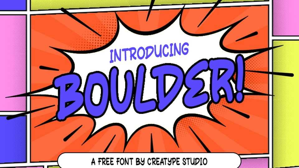 Boulder Font › Fontesk