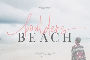 Boulders Beach Script Font