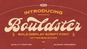 Bouldster Font › Fontesk