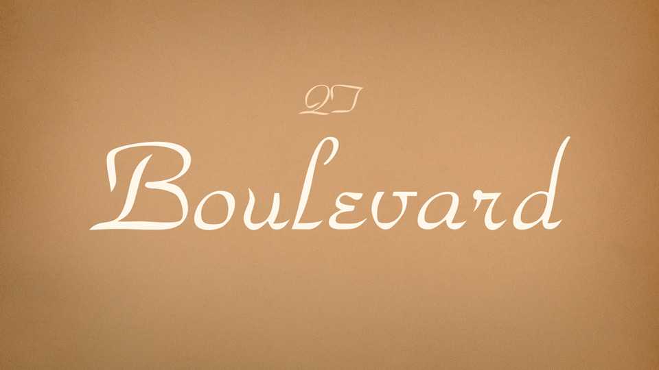 Boulevard Font › Fontesk