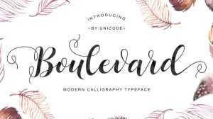 Boulevard Script Font › Fontesk