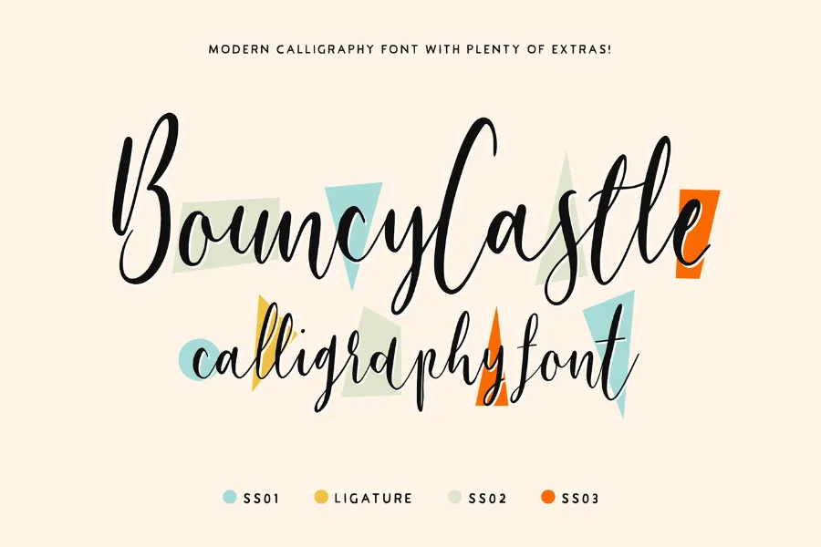 Bouncy Castle Font Family