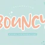 Bouncy Lovely Handwritten Font