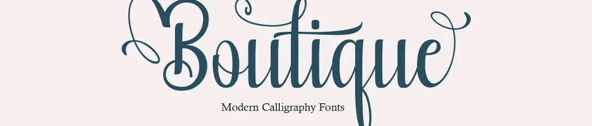 Boutique Calligraphy Font