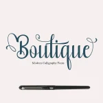 Boutique Calligraphy Font