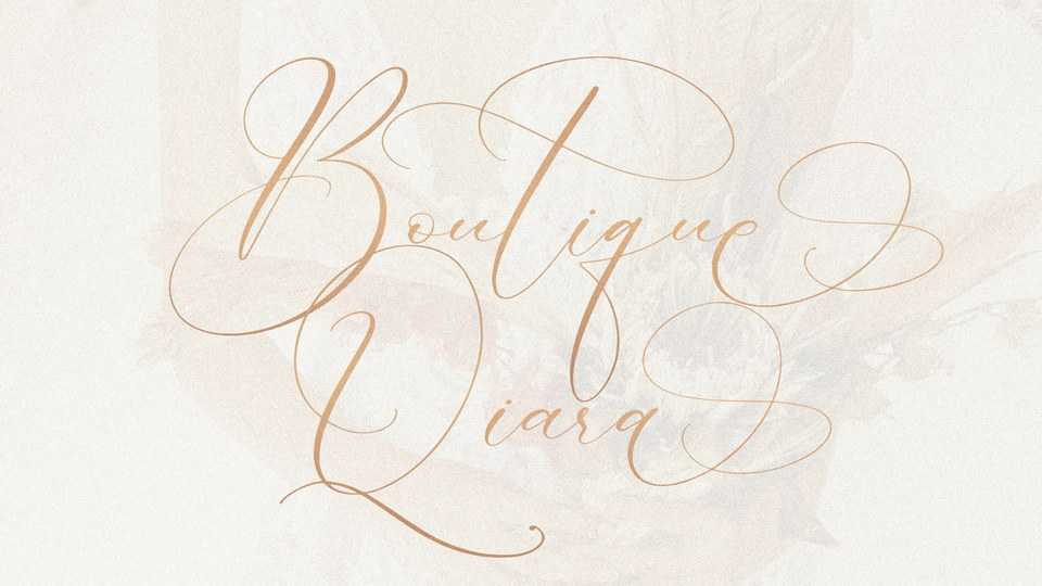 Boutique Qiara Script Font › Fontesk