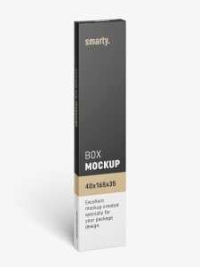 Box mockup / 100x450x20