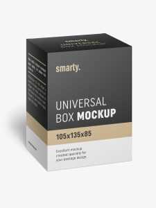 Box mockup / 105x135x85