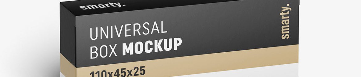 Box mockup / 110x45x25