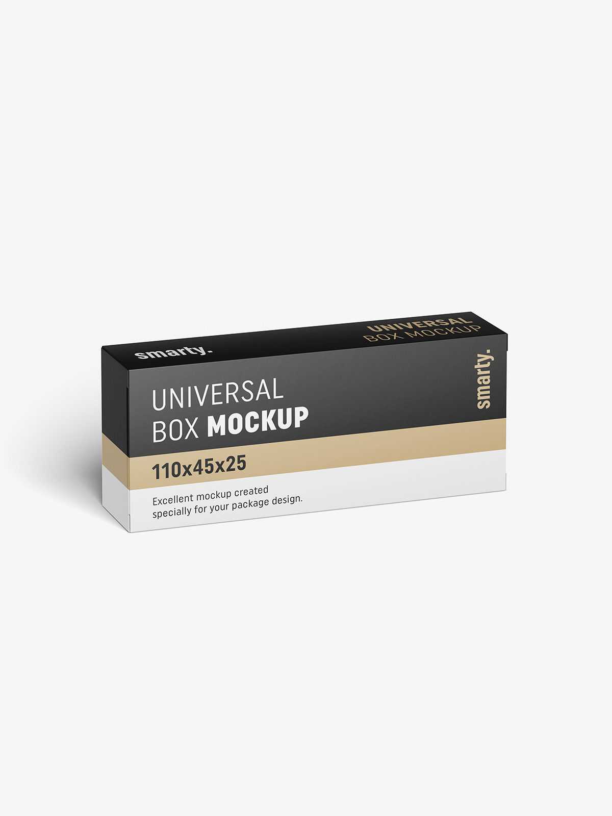 Box mockup / 110x45x25