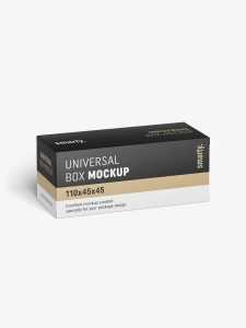 Box mockup / 110x45x45
