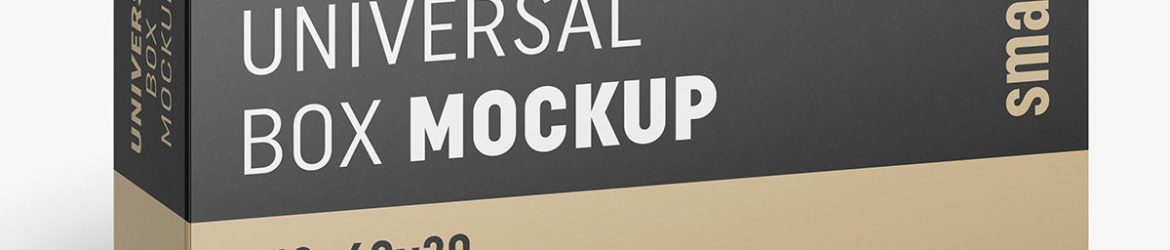 Box mockup / 110x60x30