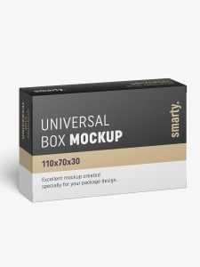 Box mockup / 110x70x30