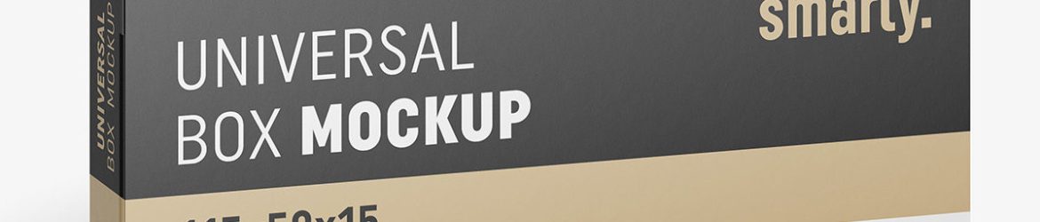 Box mockup / 115x50x15