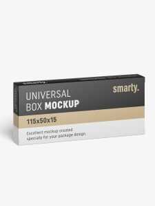 Box mockup / 115x50x15
