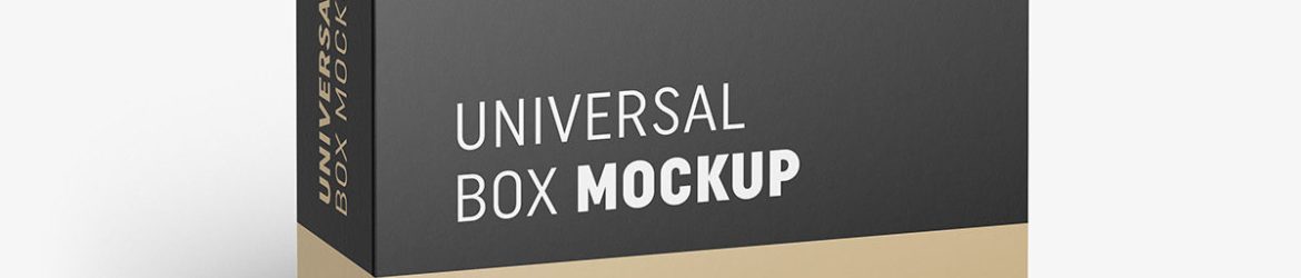 Box mockup / 120x105x45