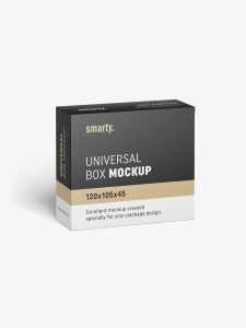 Box mockup / 120x105x45