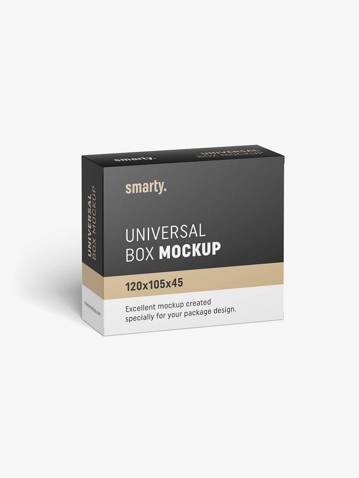 Box mockup / 120x105x45