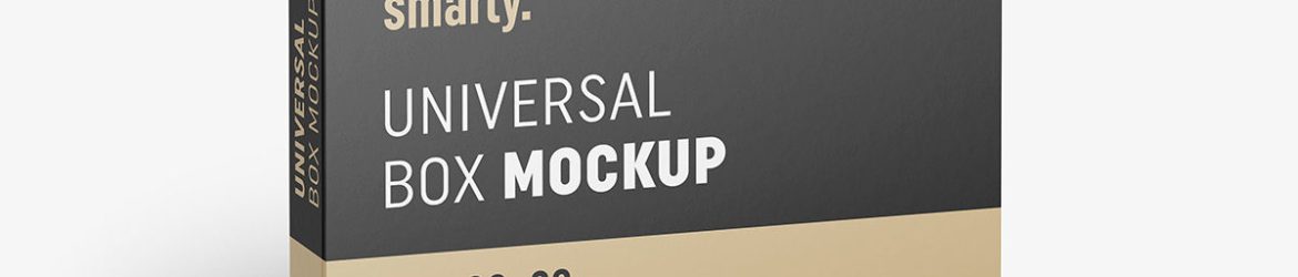 Box mockup / 125x90x20