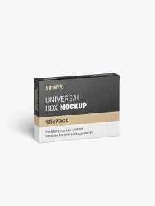 Box mockup / 125x90x20