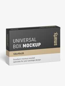Box mockup / 135x90x28