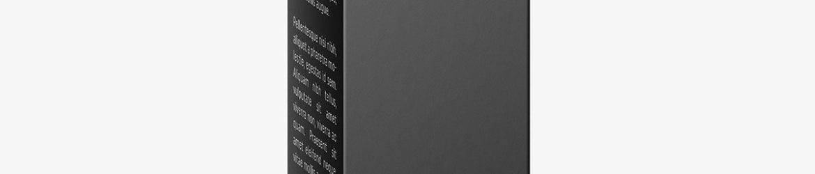 Box mockup / 165x40x35